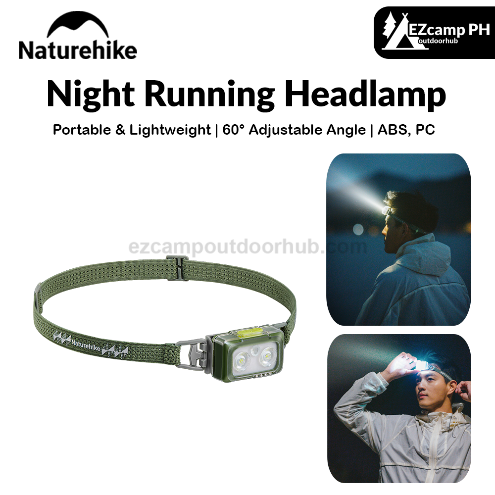 Naturehike Night Running Headlamp Portable Lightweight Strong Light Professional Powerful Torch Head Lamp Waterproof Head Light Outdoor Camping