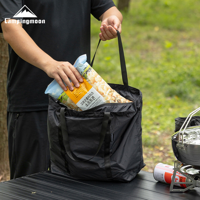 Campingmoon B-86 Portable Ultralight Foldable Storage Bag Self-Storing Camping Travel Carry Tote