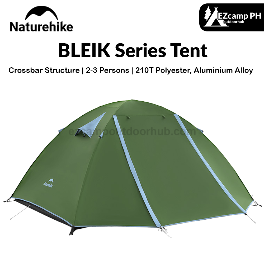 Naturehike BLEIK Series Tent 2-3 Persons Ultralight Double Awning Tent Breathable P-Series Gen 2 Crossbar Structure Design Outdoor Camping Hiking