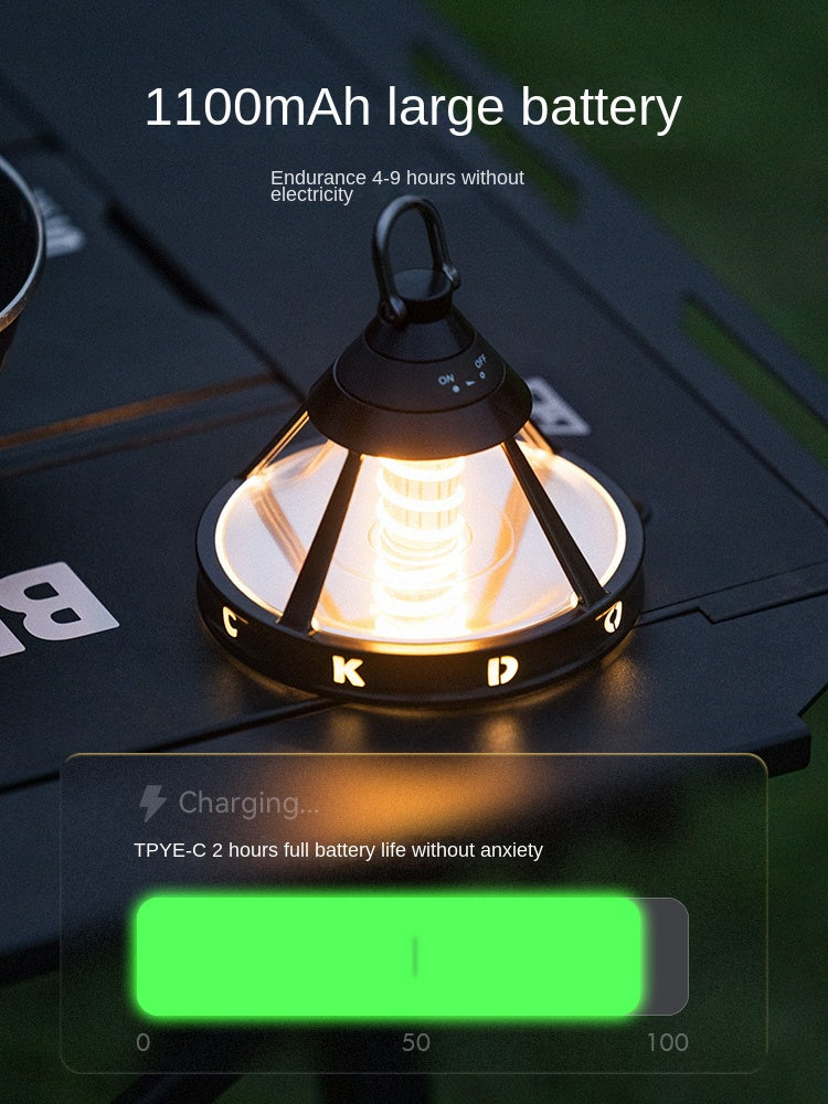 Blackdog STARLIGHT Ambience Camping Lamp Outdoor Atmosphere Ambient Hanging Lantern Dual Light Source Waterproof LED USB Charging Long Battery Life