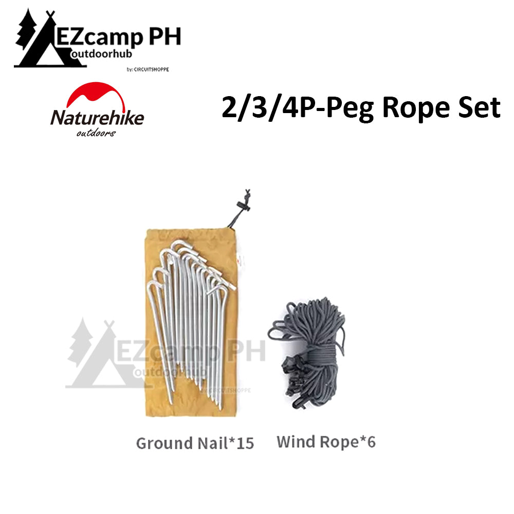 ( PARTS ) Naturehike P-SERIES 2 3 4 Person Tent Replacement Parts Inner Outer Fly Sheet Aluminum Pole Bag Peg Rope Set Professional P Series Nature Hike Ultralight Hiking Backpacking Flysheet