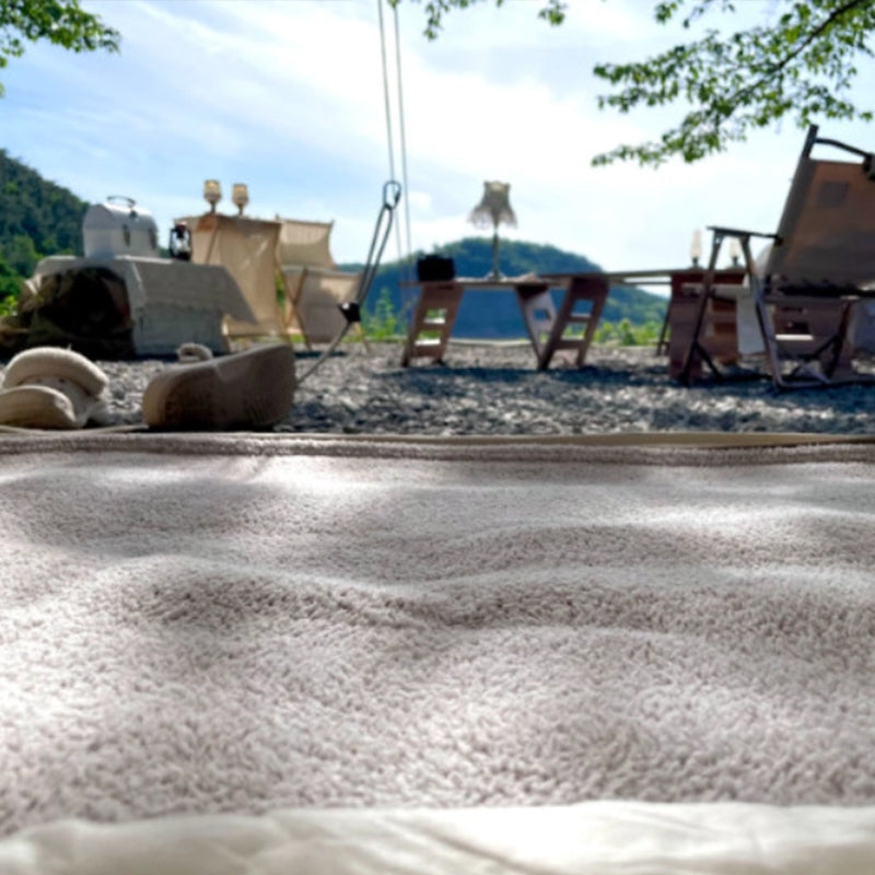 Coody Air Tent Interior Premium Carpet Mat Portable Multipurpose Tent Specific Carpet Solid Color Style Blanket Moisture-proof Cotton Yarn