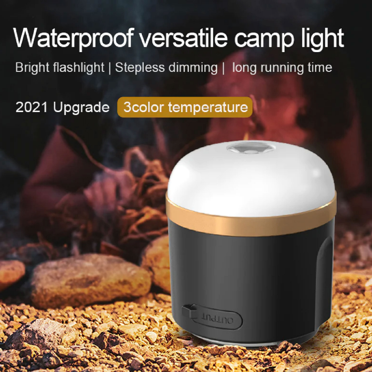 EcoFlow Portable Camping Light Multipurpose Rechargeable Equipment Waterproof Versatile Stepless Dimming 3 Color Modes Magnetic Base Emergency Light