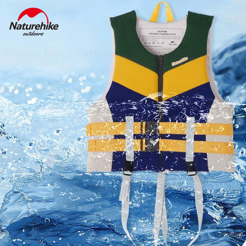 Naturehike KURA Strong Buoyancy Life Jacket Kids Adult Unisex 7.5kg Buoyancy 110kg Max Load Outdoor Water Sports Swimming Kayak Premium Safety Vest