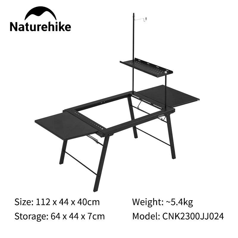 Naturehike IGT Two-Unit Table With Bag Modular Combinations Portable Collapsible Folding Square Table Camping Hiking Picnic Travel Heavy Duty Original Nature Hike