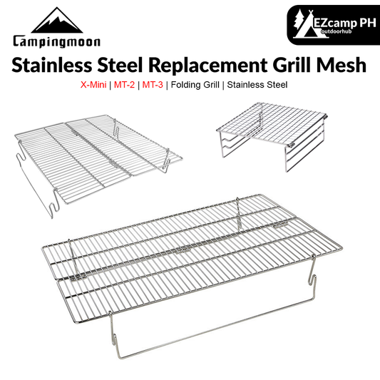 CAMPINGMOON Replacement Stainless Steel BBQ Grill Mesh Wire Screen Rack for X-Mini MT-2 MT-3 Small Medium Large KOVEA MAGIC I II 1 2 Camping MT2 MT3