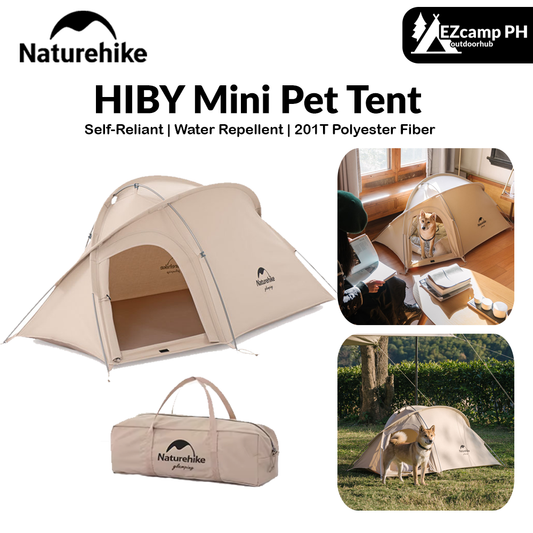 Naturehike HIBY Series Mini Pet Tent Cat Dog Small Animal Camping House Waterproof Portable Self Standing Fast Build Breathable Polyester 2 Door