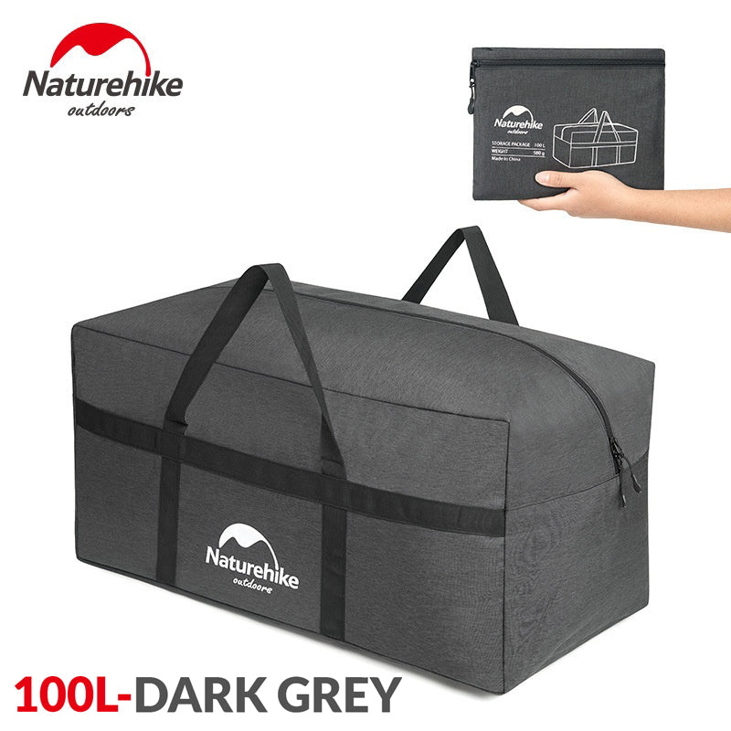 Naturehike 45L | 100L Large Space Portable Folding Storage Carry Bag Travel Hiking Gym Swimming Camping Ultralight Weight Duffelve Foldable Waterproof Tote Nature Hike