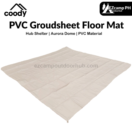 Coody PVC Groudsheet Floor Mat For AIR Inflatable Tent 8.0 10.0 13.6 17.2 Hub Shelter Aurora Dome Portable Ground Sheet Moisture-proof Field Mattress Add-on Accessories