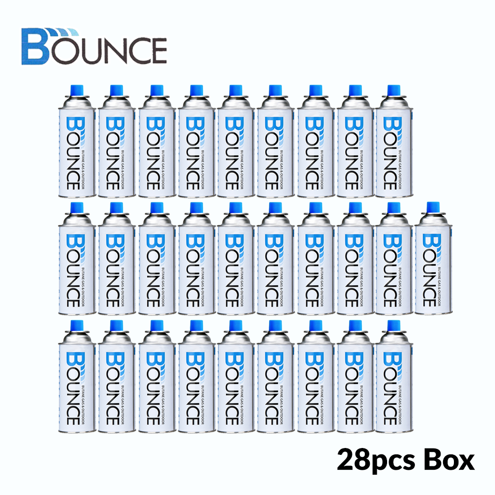 Brand New BOUNCE Butane Gas LG-250 Magnetic With ICC Certified ICC Safety Seal Cassette Stove Fuel Nozzle Type CRV No Explosion Cartridge Canister