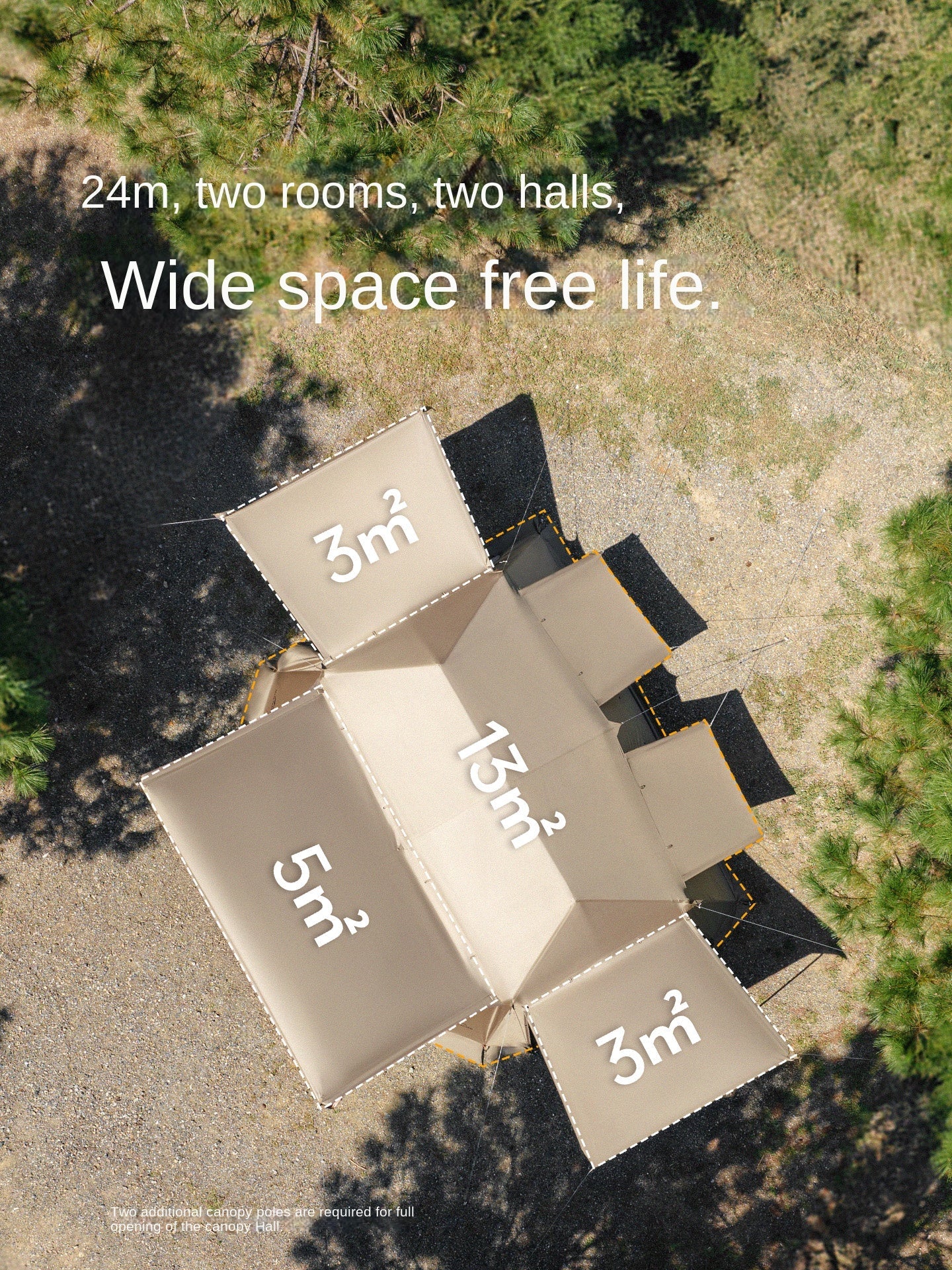 Naturehike 2026 VILLAGE 13 PRO Automatic Tent Fast Build Cabin Style Tent 6-8 Persons Large 24m² Usable Space Aluminum Frame Ti Black Coated Sunscreen