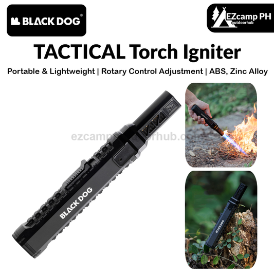 Blackdog TACTICAL Torch Igniter Electronic Lighter Direct High Temperature Spray Gun Burner Outdoor Camping Cooking Barbecue Windproof