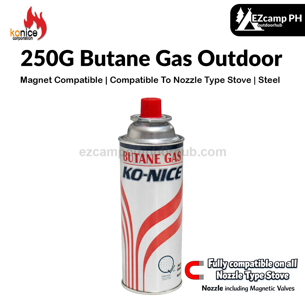 KONICE Butane Gas 1pc 4pcs Pack 28pcs Box MB-01 ICC Certified ICC Safety Seal Cassette Stove Fuel Compatible To Nozzle Type Cartridge Canister