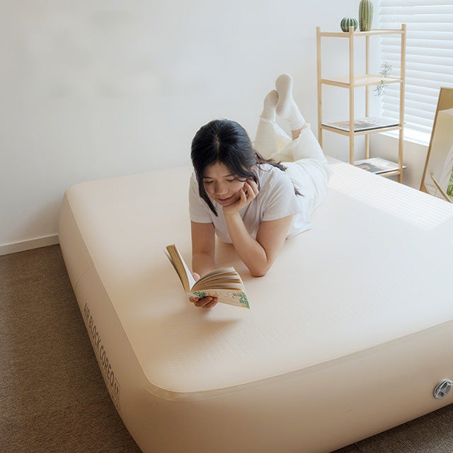 Coody AIR BLOCK COREO Air Inflatable Bed Portable Lightweight Elastic Mat Stable Support Double Layer Structure 1500kg Max Load Adjustable Firmness
