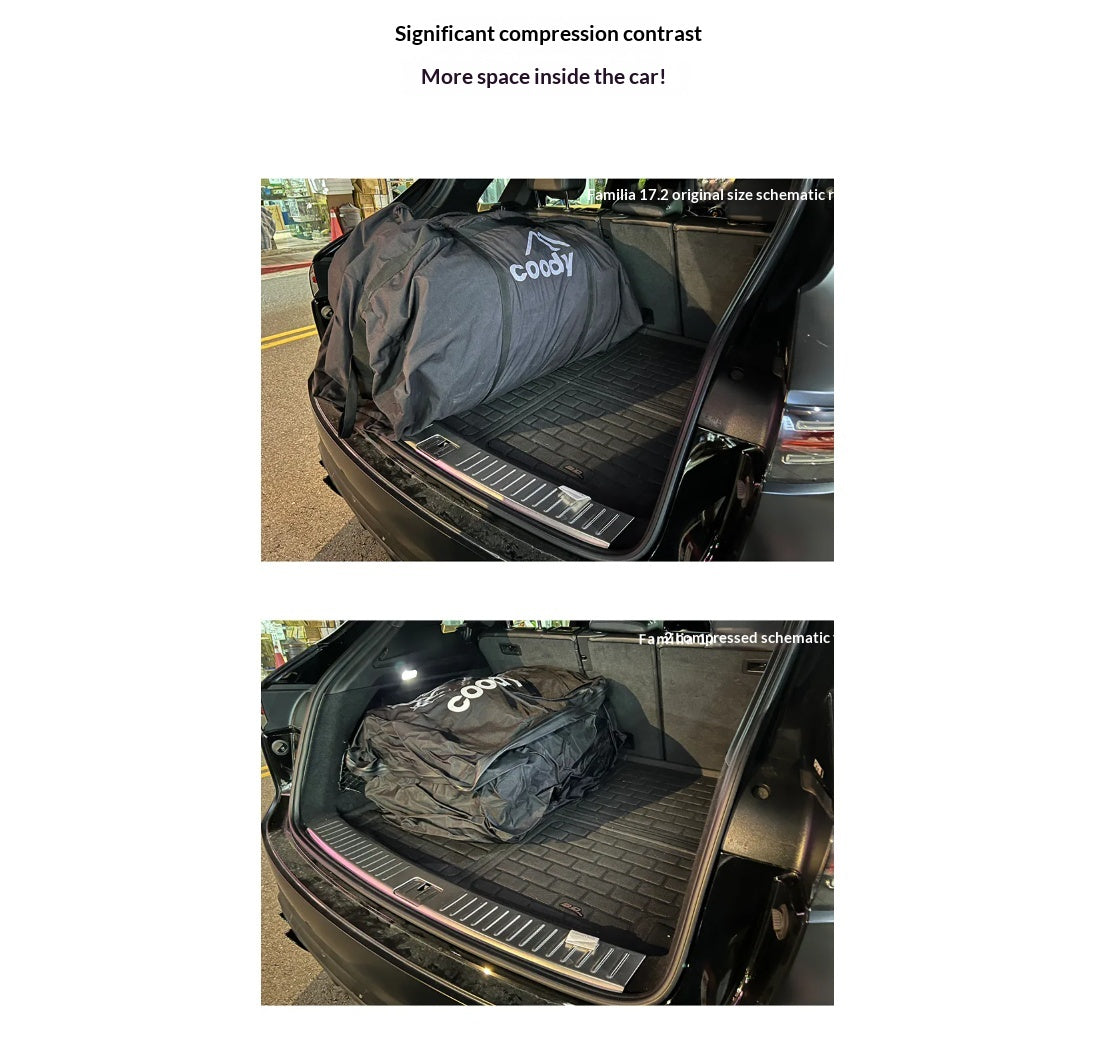 Coody TENT SHIELD Vacuum Compression Travel Bag Portable Multipurpose Outdoor Camping Equipment Storage IP68 Waterproof