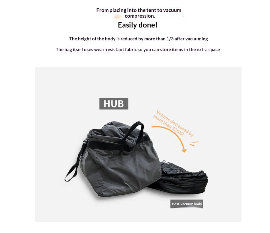 Coody TENT SHIELD Vacuum Compression Travel Bag Portable Multipurpose Outdoor Camping Equipment Storage IP68 Waterproof