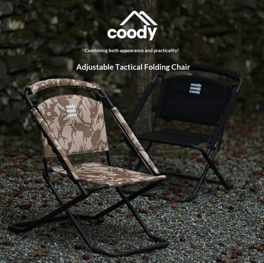 Coody Adjustable Tactical Folding Chair
