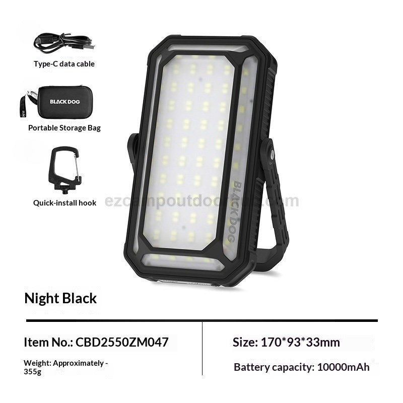 Blackdog PRISM Multifunctional Solar Camping Light Portable Lamp Large Hanging Magnetic Waterproof Shockproof Up 700 Lumens Tent Lantern Light Outdoor