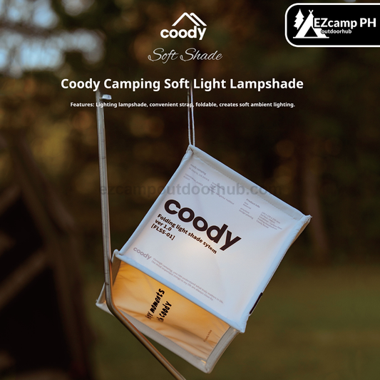 Coody SOFT SHADE Square Lamp Shade Portable Ultralight Soft Warmly Atmosphere Light Hanging Lantern Cover Light Diffuser Outdoor Camping