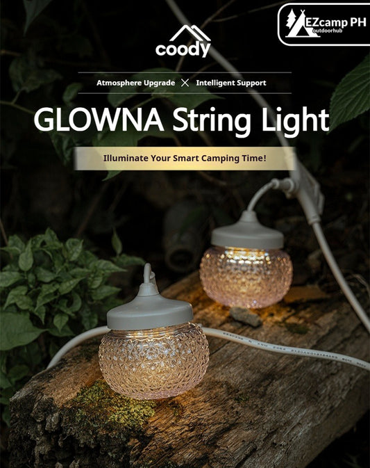 Coody GLOWNA String Light Smart Party Light Tent Camp Premium Atmosphere Ambient Lamps LED String Adjustable Color Temperature Strip Lantern Outdoor