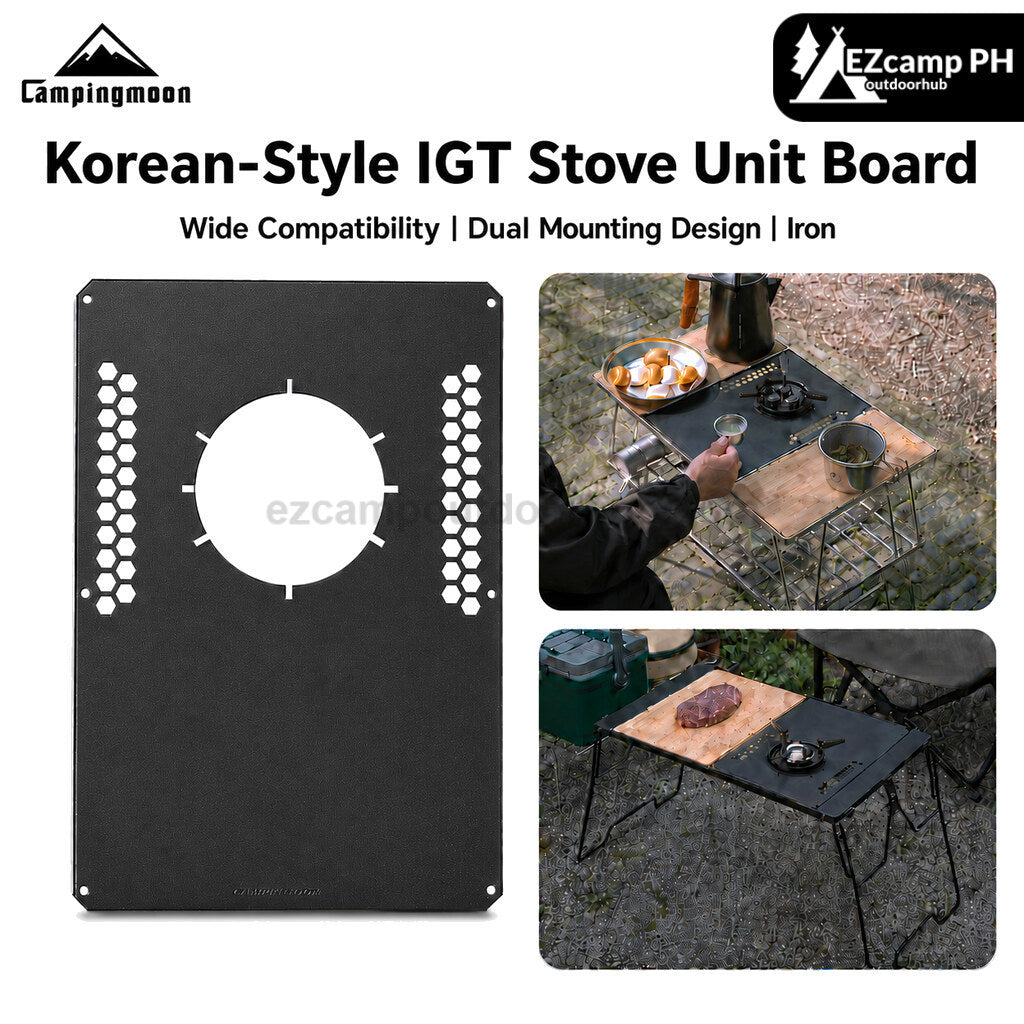 Campingmoon Korean-Style IGT Stove Unit Board Portable Multi-Purpose Middle Board Tabletop Picnic Tea Table Outdoor Camping Cookware Kitchenware