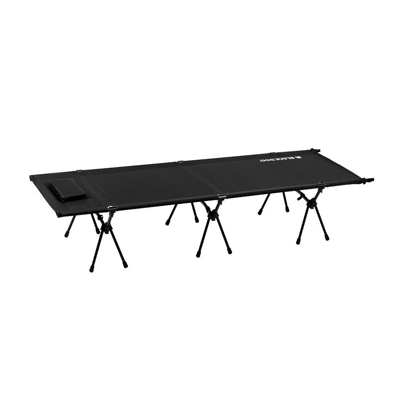 BLACKDOG Black Folding Bed Outdoor Ultralight Portable High Low