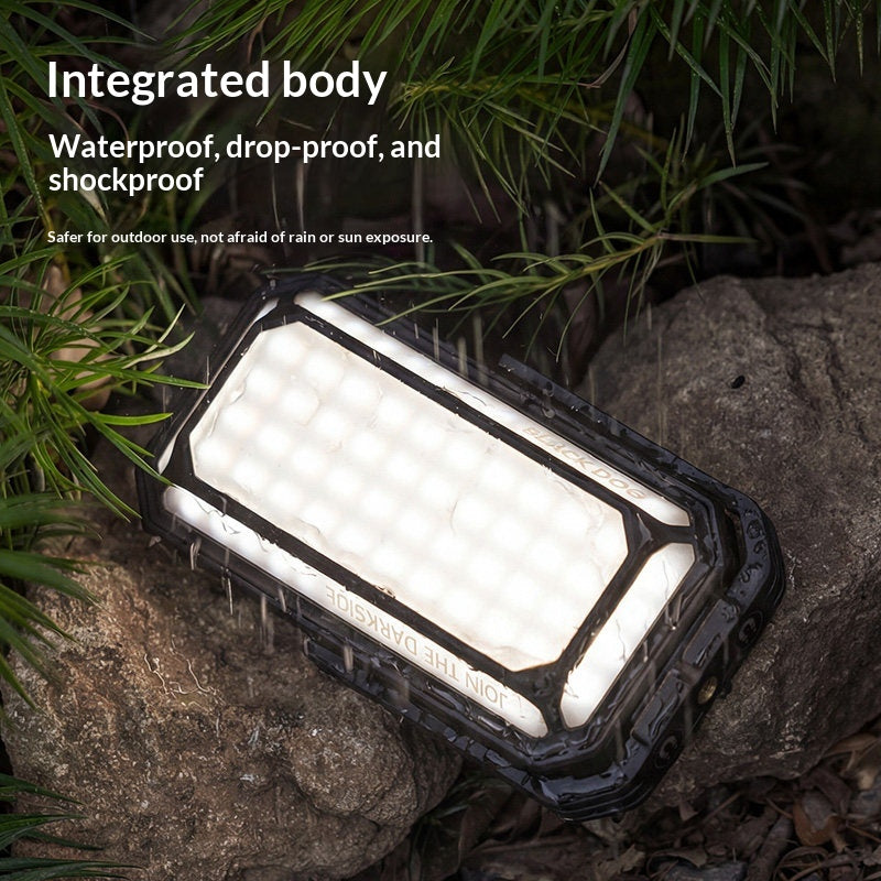 Blackdog PRISM Multifunctional Solar Camping Light Portable Lamp Large Hanging Magnetic Waterproof Shockproof Up 700 Lumens Tent Lantern Light Outdoor