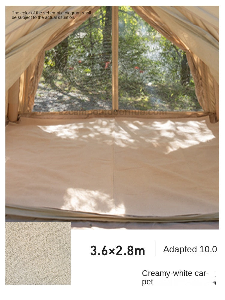 Coody Air Tent Interior Premium Carpet Mat Portable Multipurpose Tent Specific Carpet Solid Color Style Blanket Moisture-proof Cotton Yarn