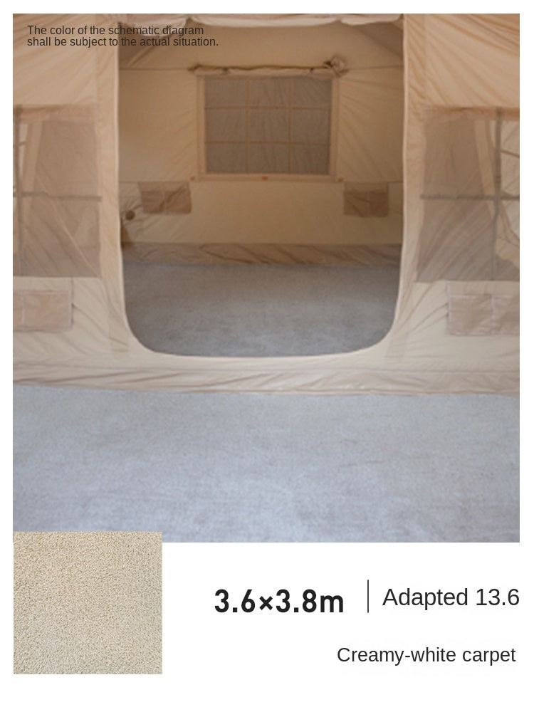 Coody Air Tent Interior Premium Carpet Mat Portable Multipurpose Tent Specific Carpet Solid Color Style Blanket Moisture-proof Cotton Yarn