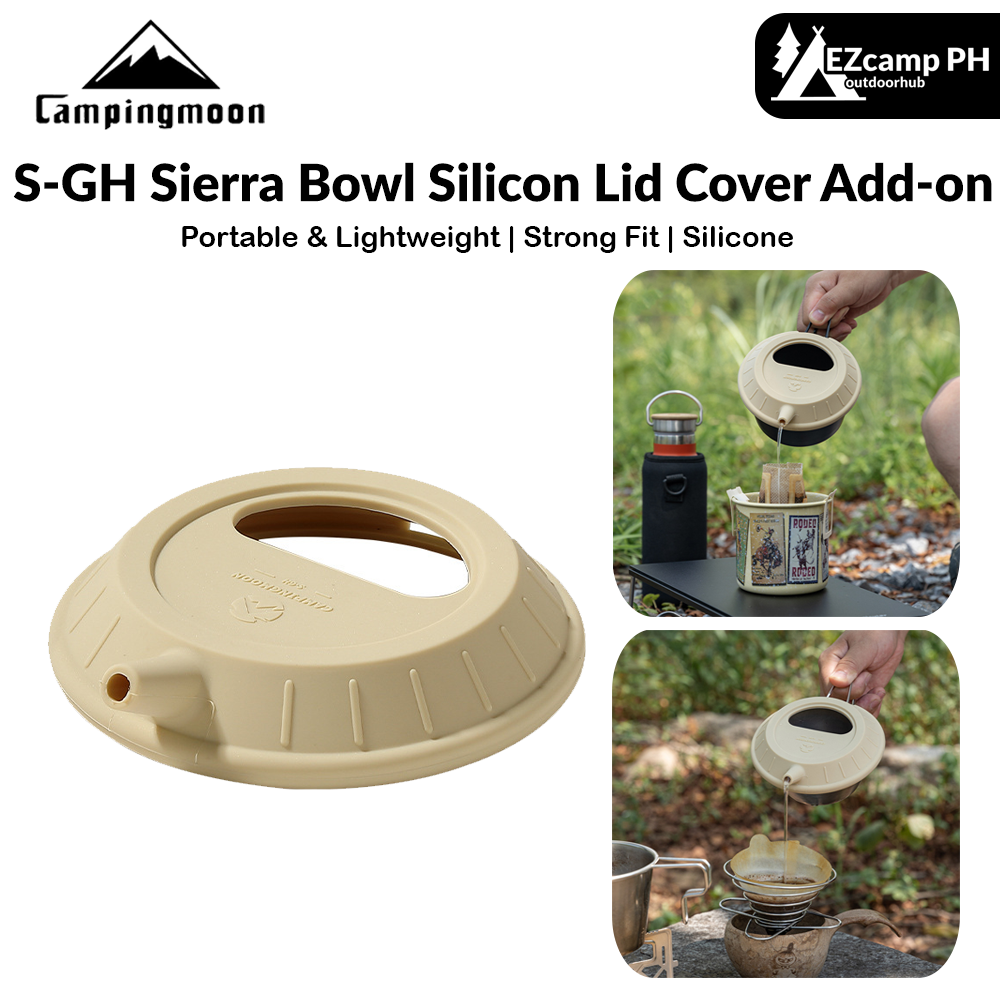 Campingmoon S-GH Sierra Bowl Silicon Lid Cover For Sierra Bowl Shera Cup Heat Resistant Strong Fit Safe And Non-Toxic Material Add-on Accessories