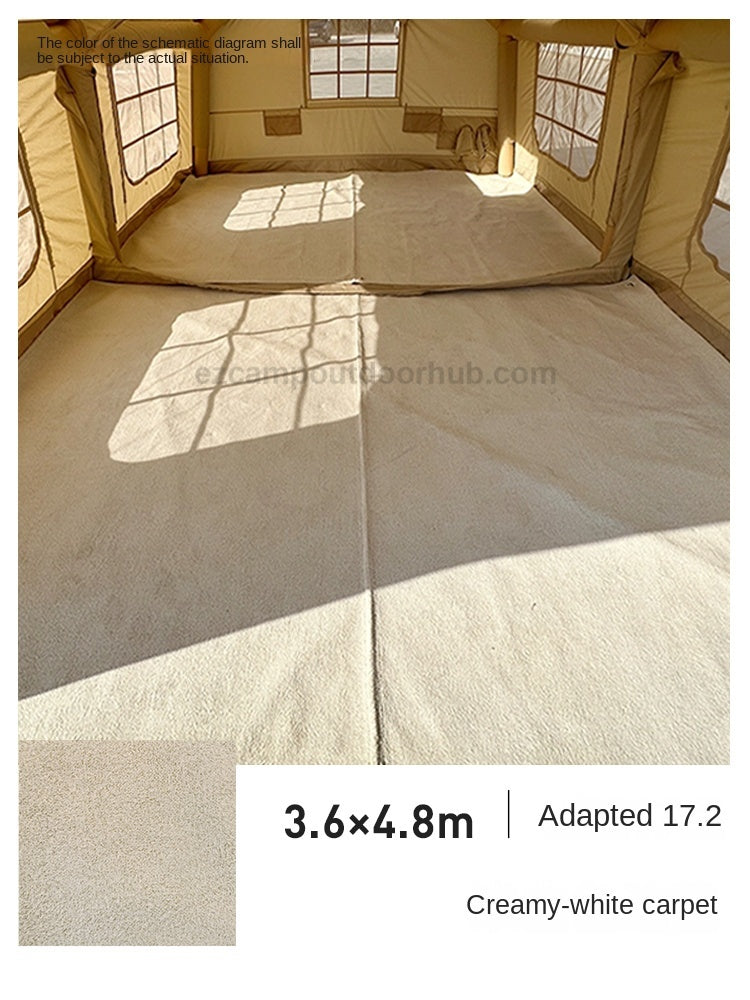 Coody Air Tent Interior Premium Carpet Mat Portable Multipurpose Tent Specific Carpet Solid Color Style Blanket Moisture-proof Cotton Yarn