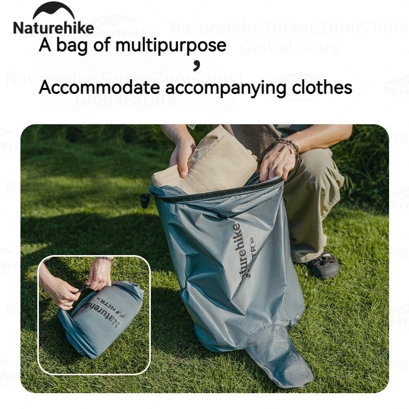 Naturehike Inflatable Folding Storage Air Bag Portable Lightweight Multifunctional Universal Cushion Fast Foldable Inflation Sleeping Bag Pad Mattress Hiking Camping Mat