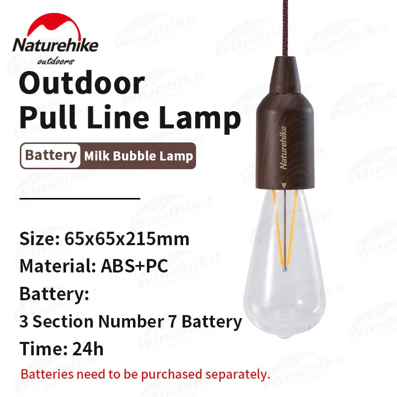 Naturehike STAR LINE LED Camping Outdoor Light Pull Line String