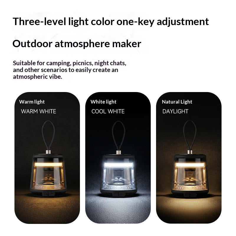 Blackdog DREAMFIELD Sound Atmosphere Light Multifunctional LED Lantern Ambient Lamp Bluetooth Speaker Outdoor Camping Waterproof USB Charging