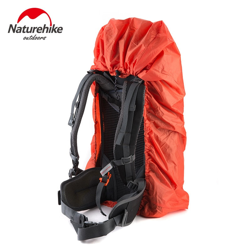 Naturehike 20-70L Backpack Rain Cover Portable Lightweight Climbing Sport Back Pack Foldable Waterproof Mud Dust Bag Rain Coat Hiking Camping Travel Cycling Heavy Duty Original Nature Hike