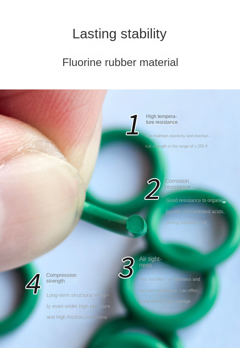 Campingmoon OR-4P 4pcs O-Ring Rubber Seal Pack Portable Ultralight Screw Type Butane Connector Threaded Gas Tank Camping Isobutane