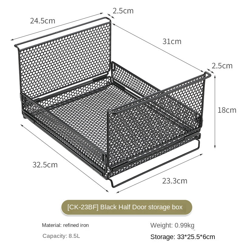 Campingmoon IGT Storage Rack Foldable Multipurpose 1 Unit Integrated Grill Table Folding Drawer Mesh Net Stackable Outdoor Camping Steel Storage Box