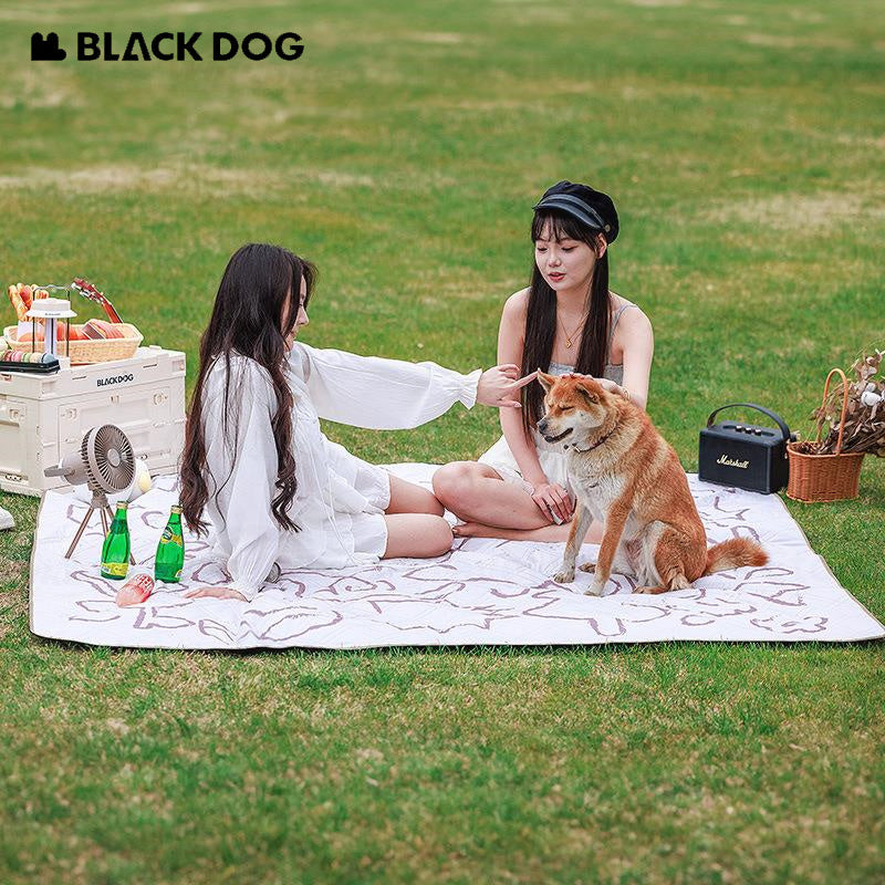 BLACKDOG Portable Ultrasonic Aluminum Picnic Mat Soft And Skin-Friendly Water-proof Moisture-Proof And Stain-Proof Mattress Sleeping Pad Blanket