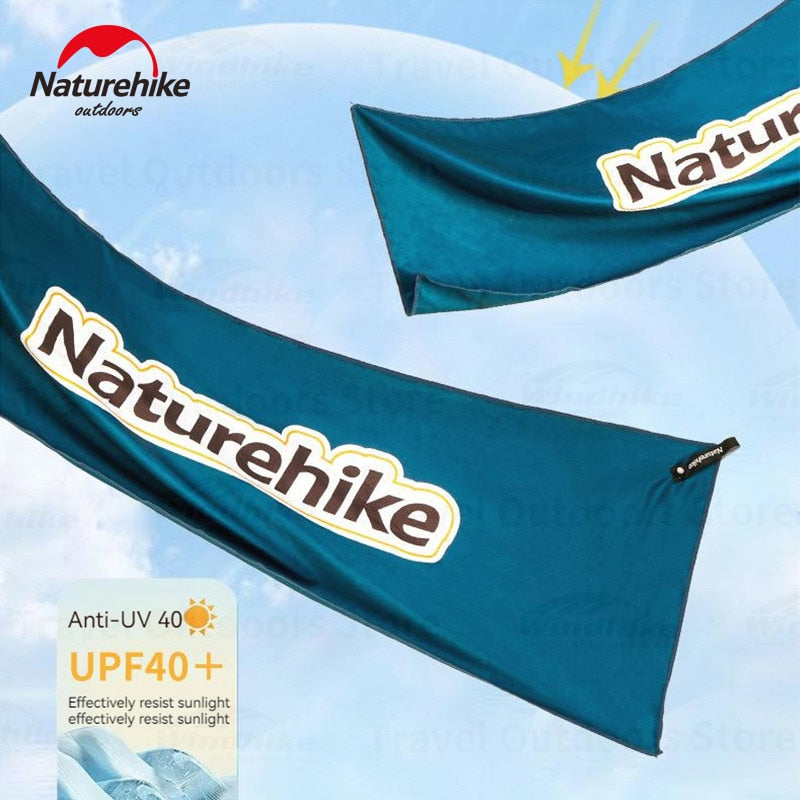 Naturehike Fitness Sports Fast Dry Absorbent Portable Ultralight Towel 100*30cm Quick Drying Gym Sweat Beach Swimming Bath Hand Face Anti-Bacterial