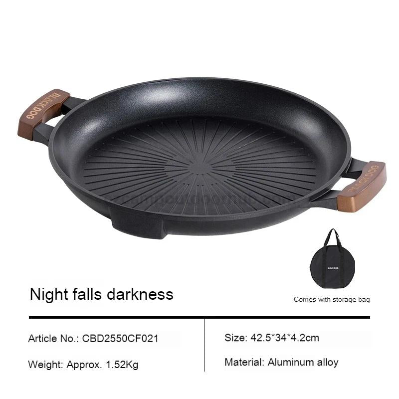 BLACKDOG Multifunctional Baking Pan 2-5 People Rapid Heating Non-Stick For Indoor Outdoor Compatible With Multiple Stoves Camping Equipment