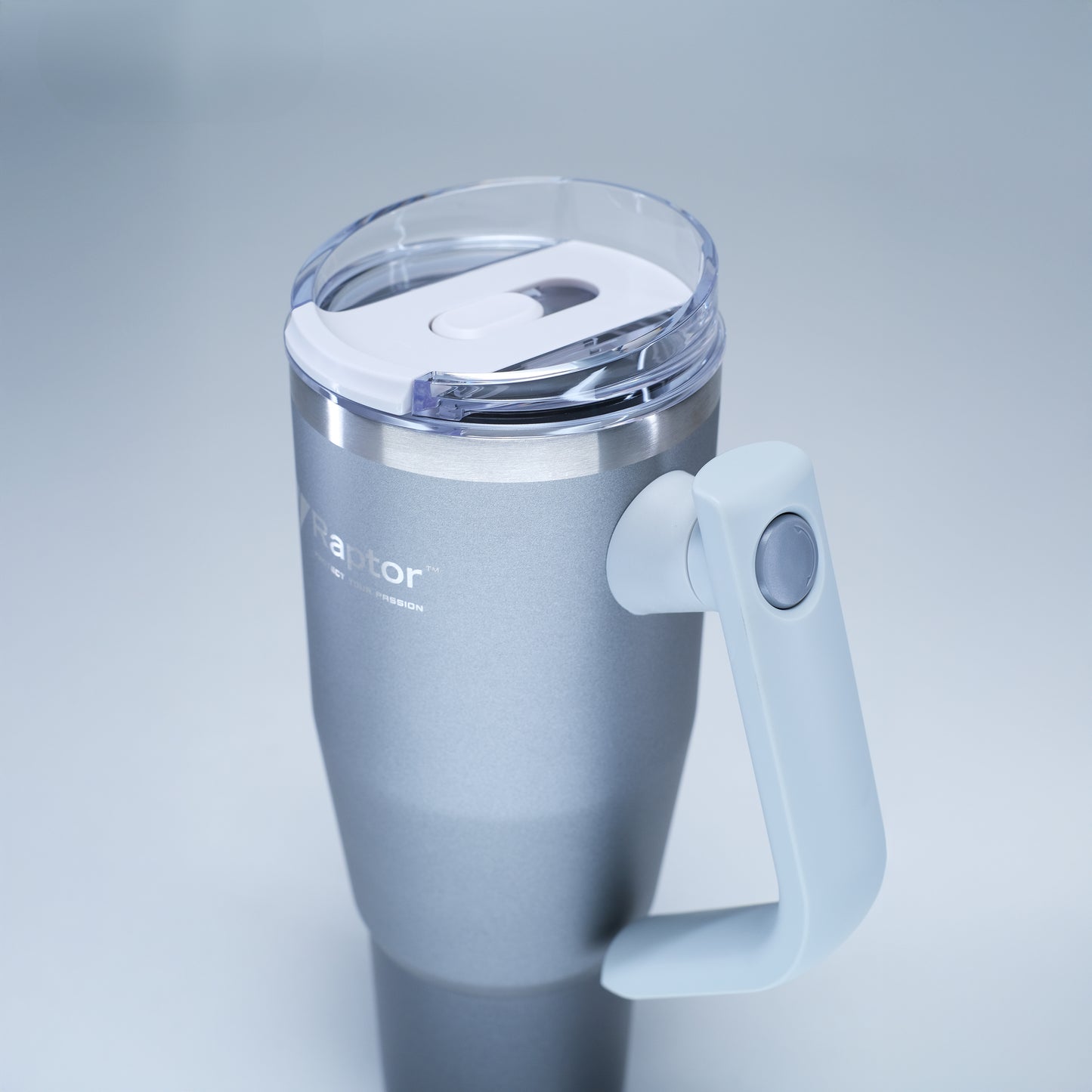 Raptor TWIST 40oz Tumbler Unique Rotating Handle Double-Wall Vacuum Insulation Cup Holder-Friendly Design Rust-Resistant Durability Drinkware