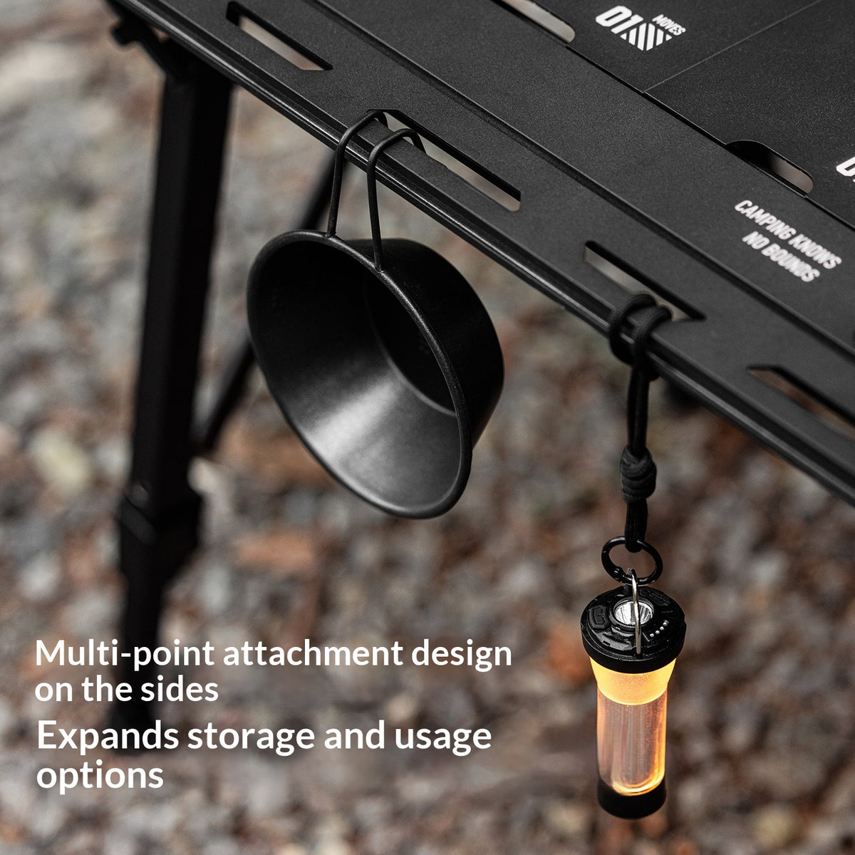 Blackdog MOVES Gen 2 IGT Modular Table Outdoor Camping Black Tactical Aluminum Portable Folding