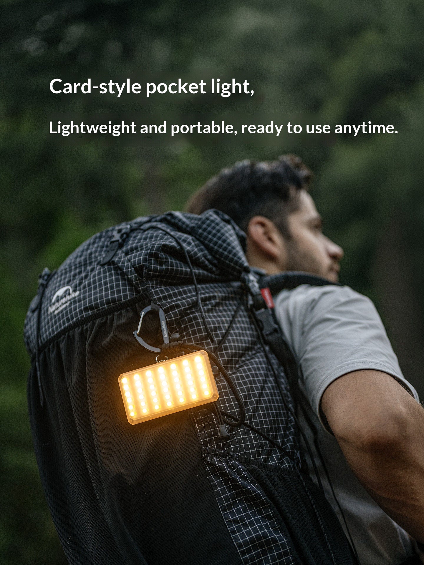 Naturehike Starlight Air Camping Light Portable Multi-Scene 3 Color Temperatures Card Style Tent Light Long Battery Life Outdoor Travel Hiking
