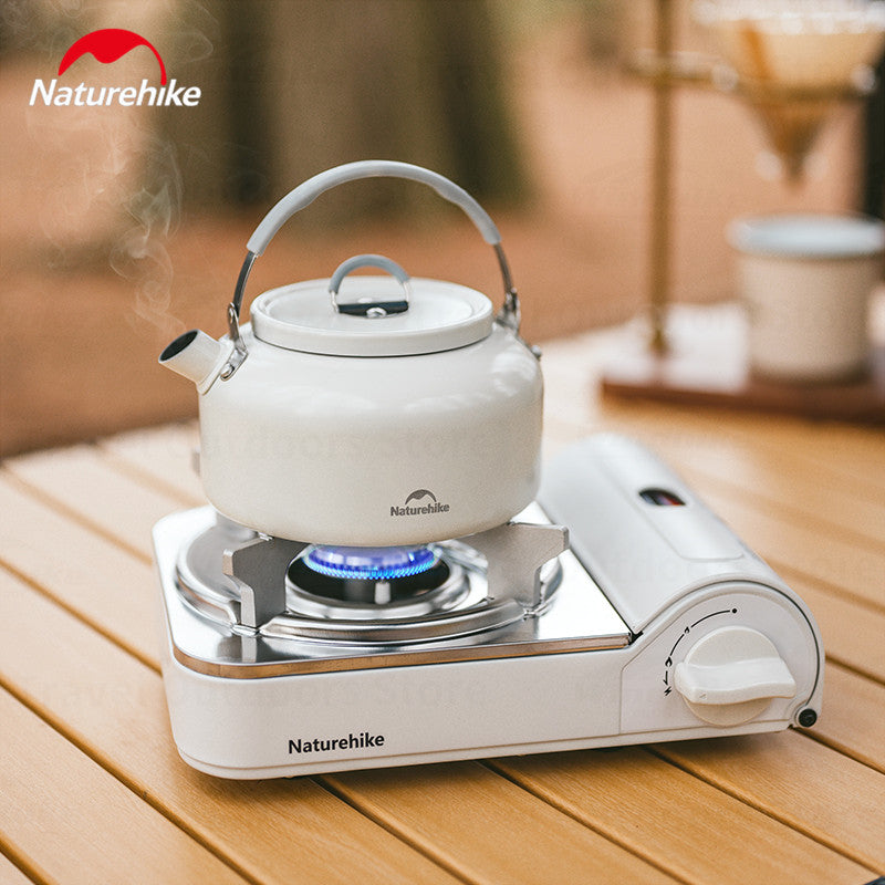 Naturehike WHITE BOAT Mini Portable Butane Gas Canister Cassette Stove Outdoor Camping Picnic Cooking Equipment Ultralight 892g 2.2kw Firepower Original Heavy Duty Burner Nature Hike