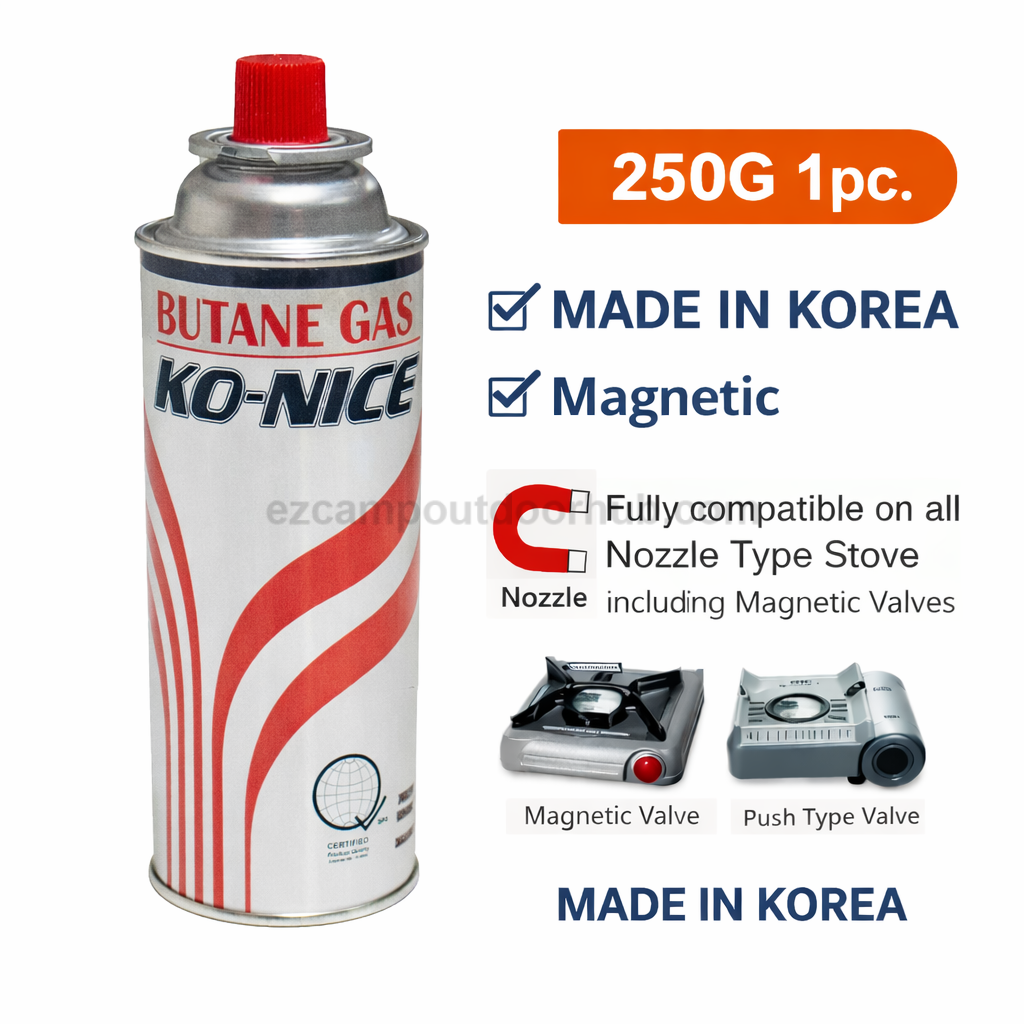 KONICE Butane Gas 1pc 4pcs Pack 28pcs Box MB-01 ICC Certified ICC Safety Seal Cassette Stove Fuel Compatible To Nozzle Type Cartridge Canister