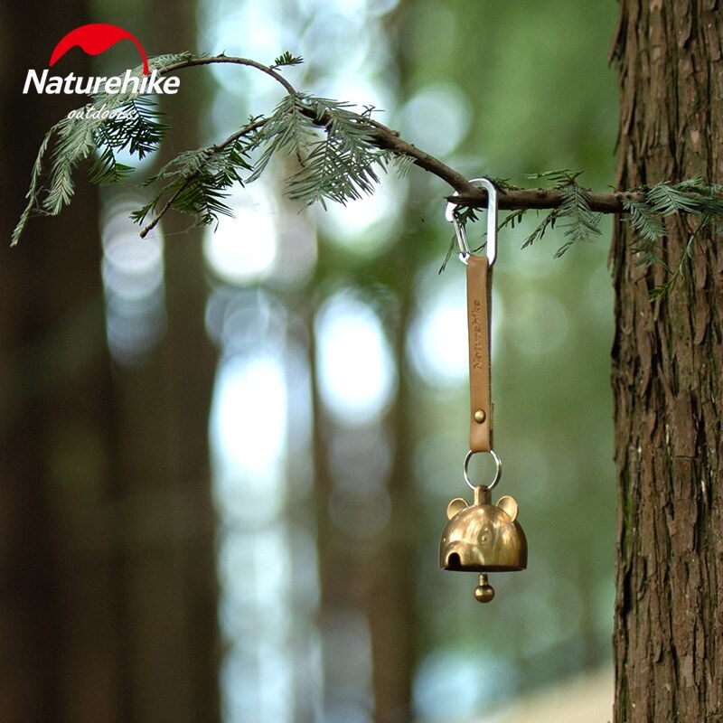 Naturehike Outdoor Camping Wind Chime Relaxing Atmosphere Bell Ambient Sound Hanging Bear Design Camp Decoration Nature Hike