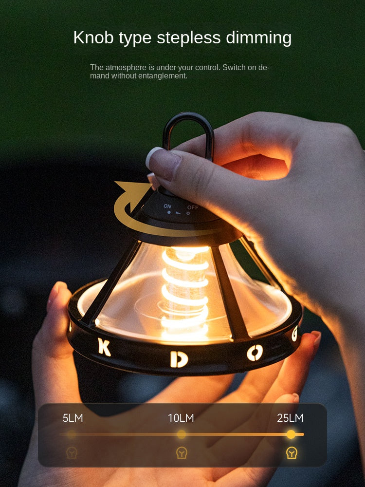 Blackdog STARLIGHT Ambience Camping Lamp Outdoor Atmosphere Ambient Hanging Lantern Dual Light Source Waterproof LED USB Charging Long Battery Life