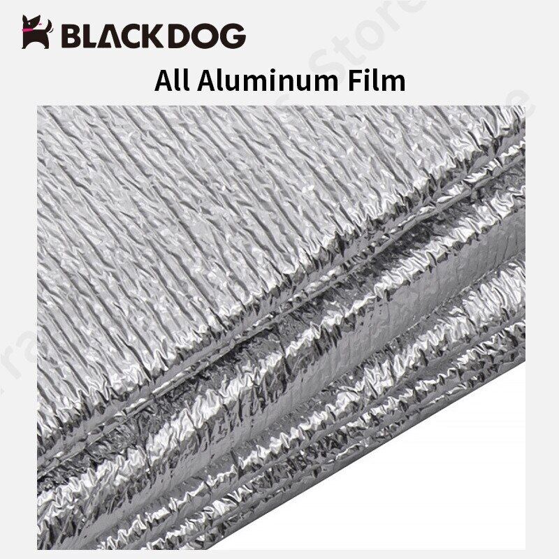 BLACKDOG Outdoor Camping Tent Ground Aluminum Foil Film Moisture Proof Folding Mat 3 Sizes Ultralight Floor  Matting Footprint Ground Sheet Pad Black Dog