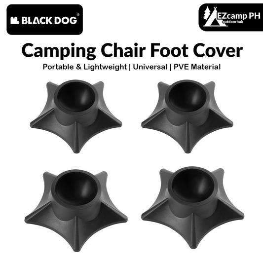 Blackdog Camping Chair Foot Cover Portable Lightweight Folding Foldable Chair 4pcs Set Pack Anti Sink Accessories Add-on Outdoor