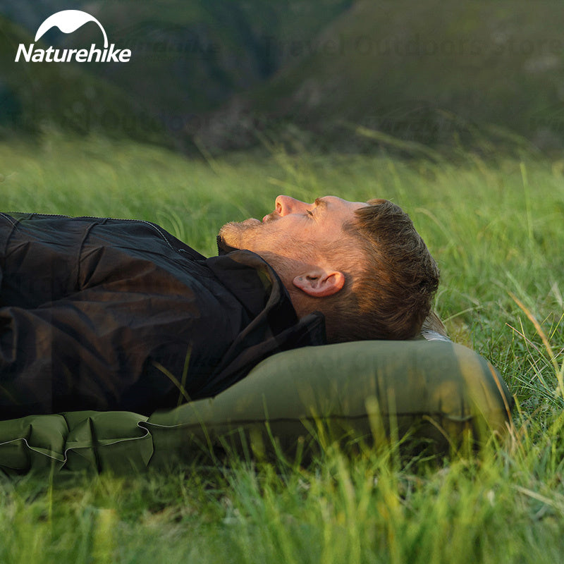 Naturehike F01 Air Bed Mattress Multipurpose Thickened Single Double Sleeping Bed Ultralight Inflatable Camping Mat Waterproof Outdoor Travel